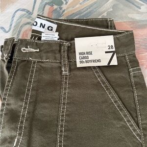 ONG High Rise Cargo 90s Boyfriend Pants